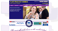 Desktop Screenshot of flatpackkithomes.com.au